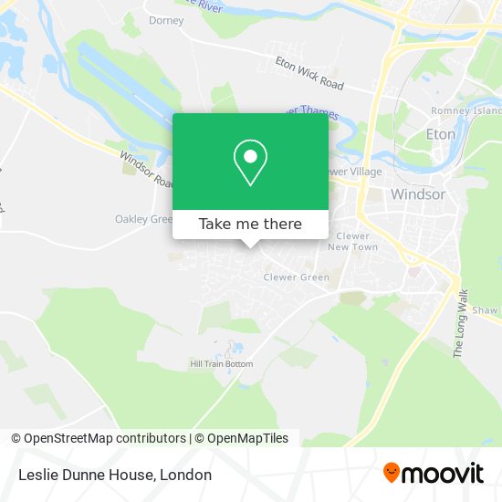Leslie Dunne House map