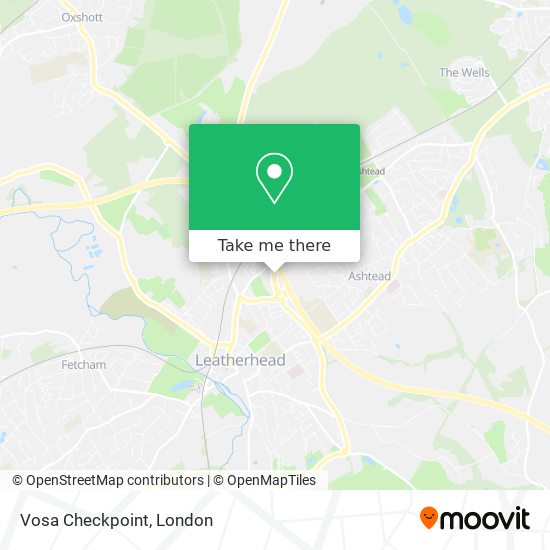Vosa Checkpoint map