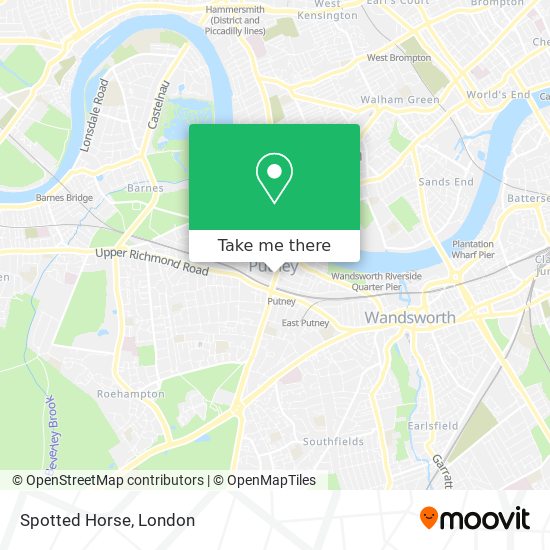 Spotted Horse map
