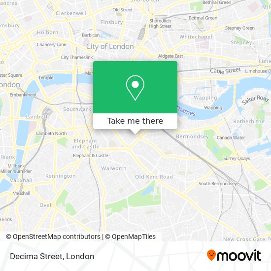Decima Street map