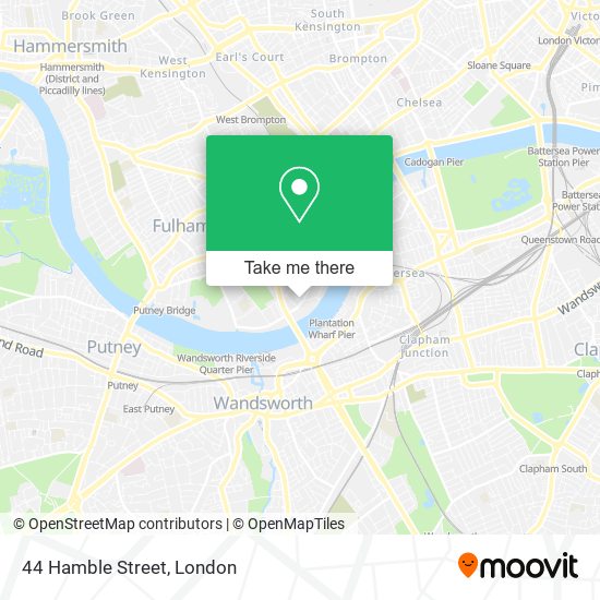 44 Hamble Street map