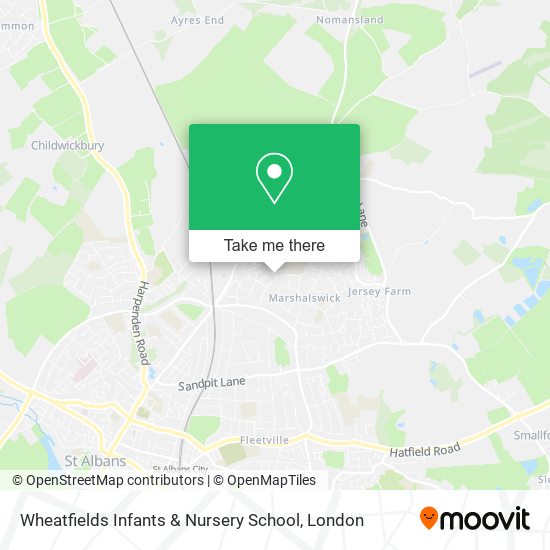 Wheatfields Infants & Nursery School map