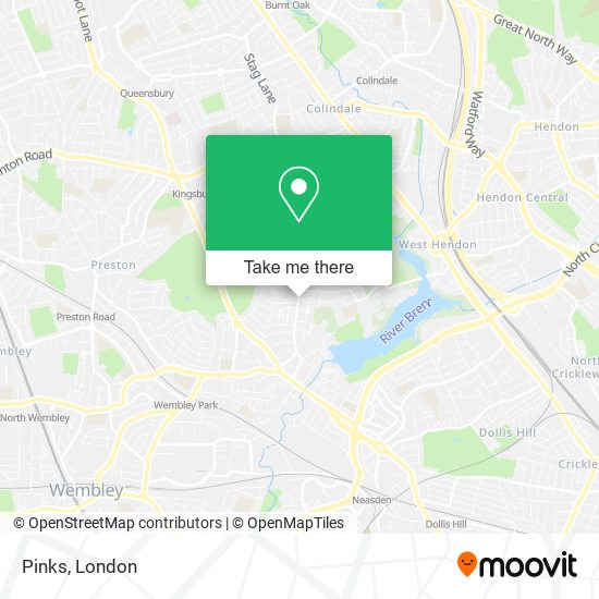 Pinks map