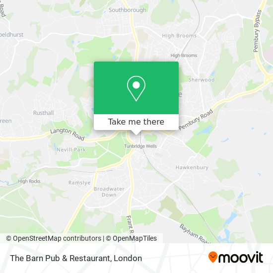 The Barn Pub & Restaurant map