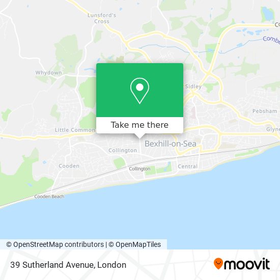 39 Sutherland Avenue map