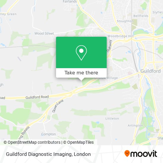 Guildford Diagnostic Imaging map