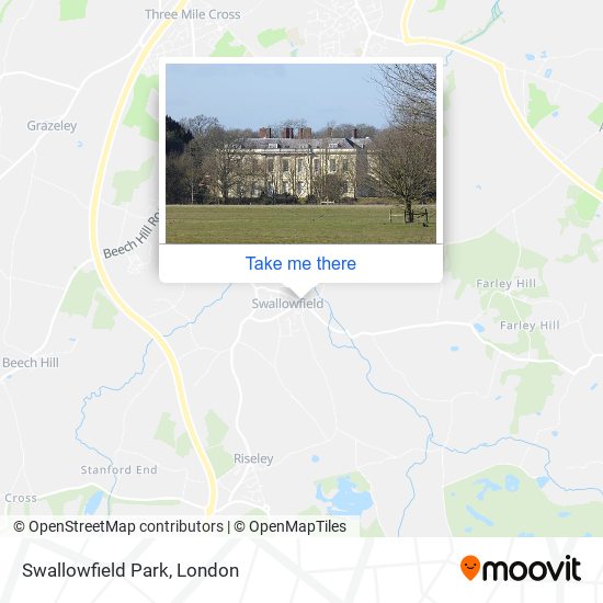 Swallowfield Park map