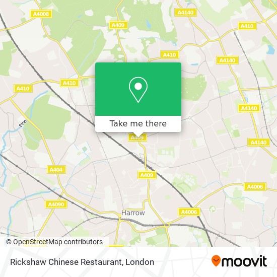 Rickshaw Chinese Restaurant map