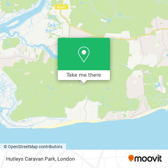 Hutleys Caravan Park map