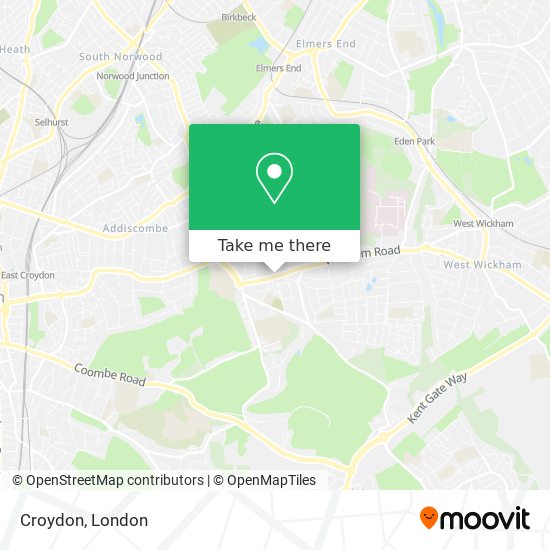 Croydon map