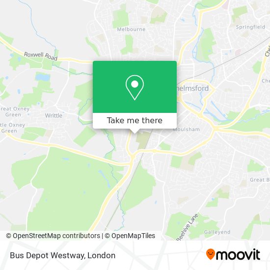 Bus Depot Westway map
