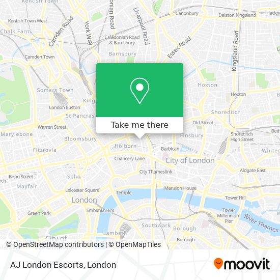 AJ London Escorts map