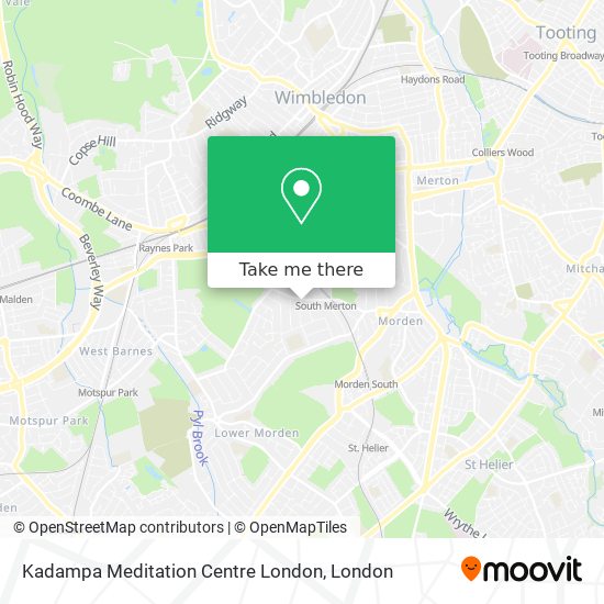 Kadampa Meditation Centre London map