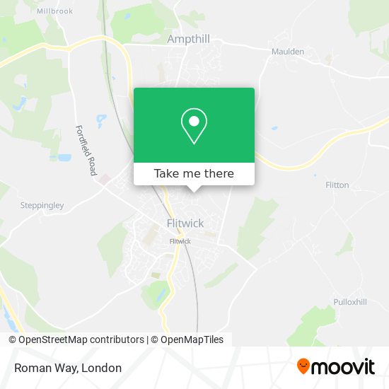 Roman Way map