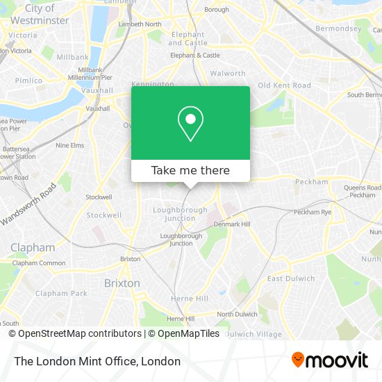 The London Mint Office map