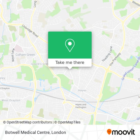 Botwell Medical Centre map