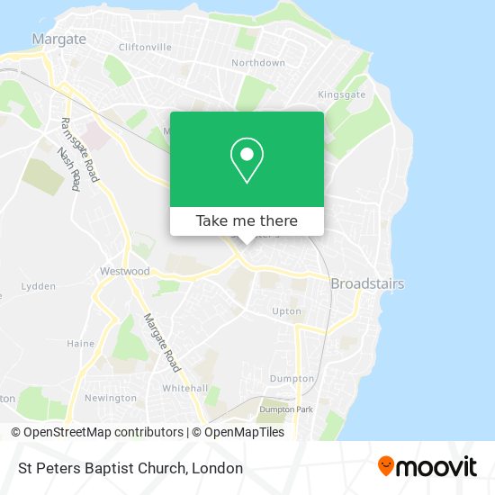 St Peters Baptist Church map