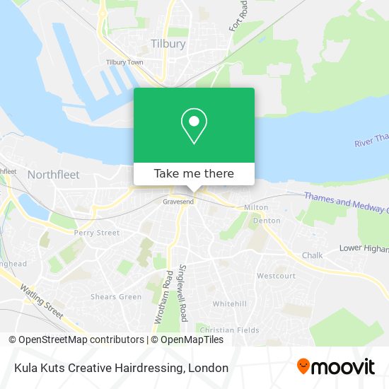 Kula Kuts Creative Hairdressing map