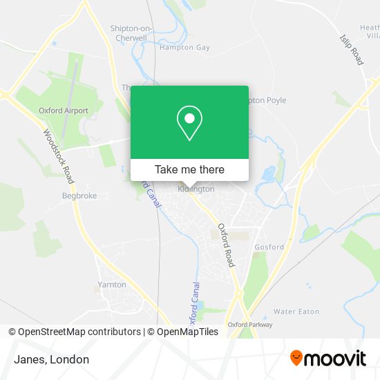 Janes map