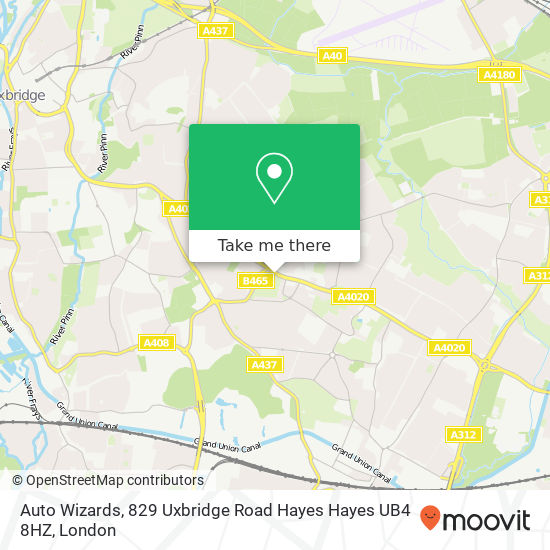 Auto Wizards, 829 Uxbridge Road Hayes Hayes UB4 8HZ map