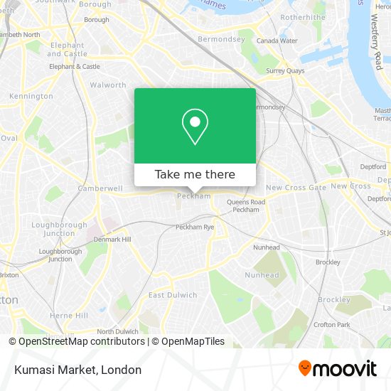 Kumasi Market map