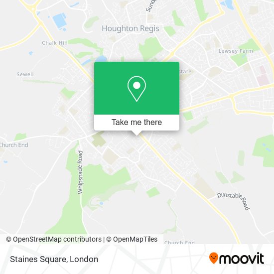 Staines Square map