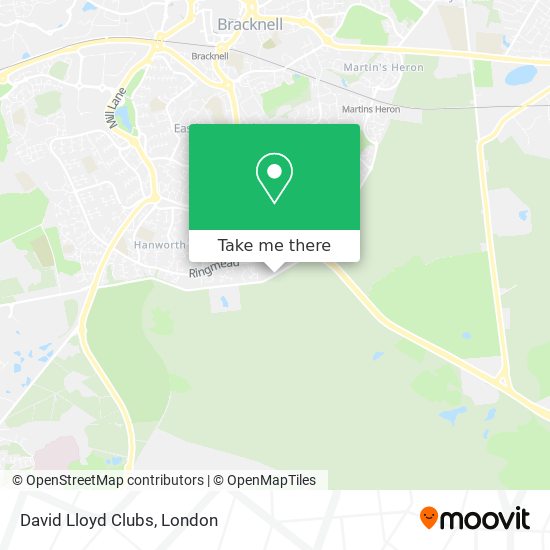 David Lloyd Clubs map