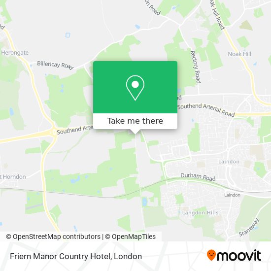Friern Manor Country Hotel map