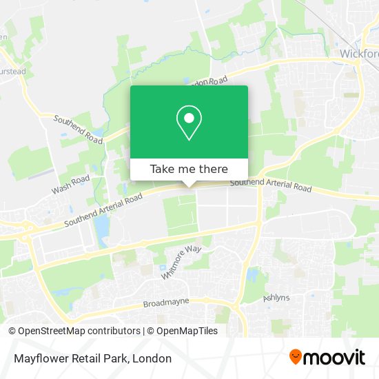 Mayflower Retail Park map