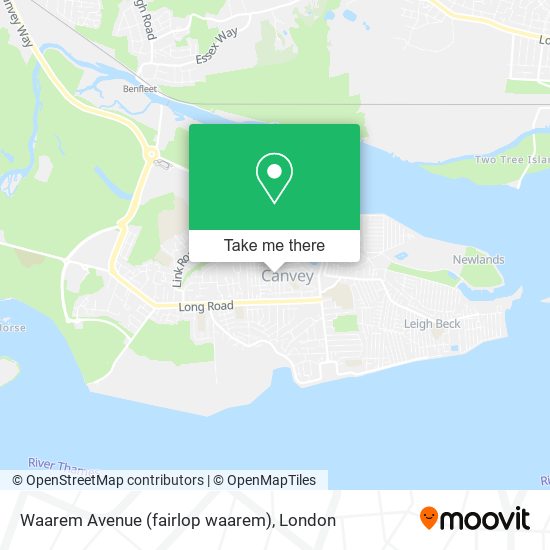 Waarem Avenue (fairlop waarem) map