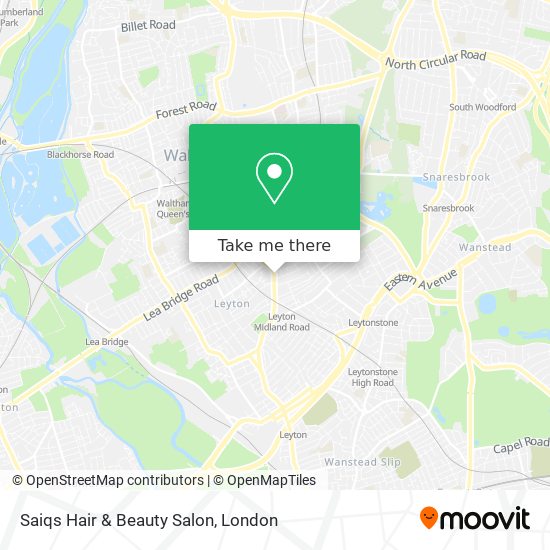 Saiqs Hair & Beauty Salon map