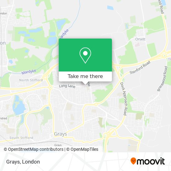 Grays map
