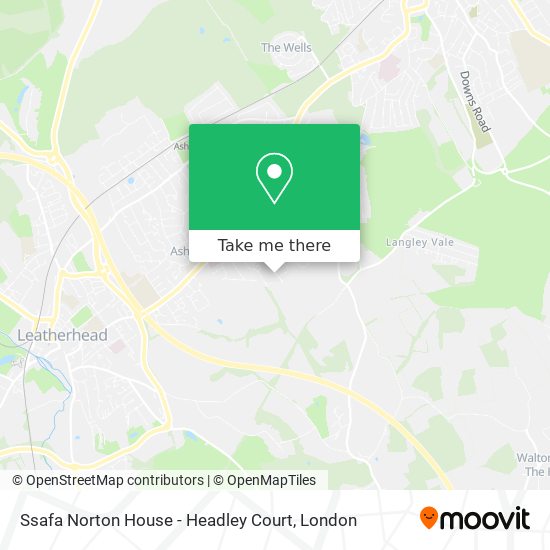 Ssafa Norton House - Headley Court map