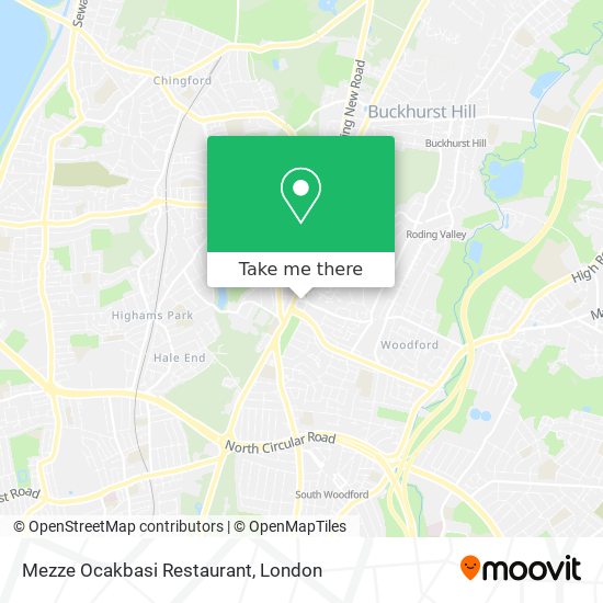 Mezze Ocakbasi Restaurant map