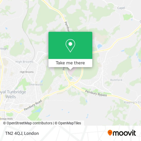TN2 4QJ map