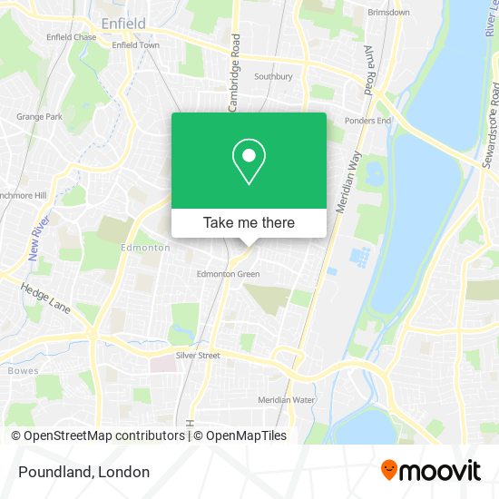 Poundland map