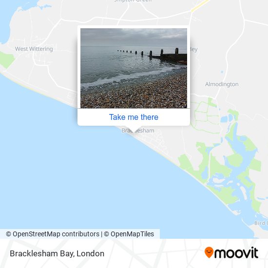 Bracklesham Bay map