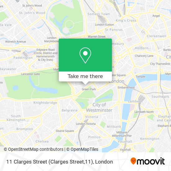 11 Clarges Street (Clarges Street,11) map