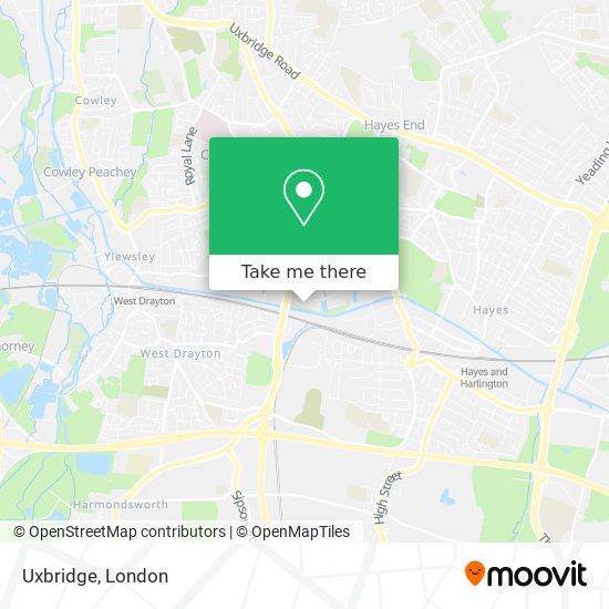 Uxbridge map