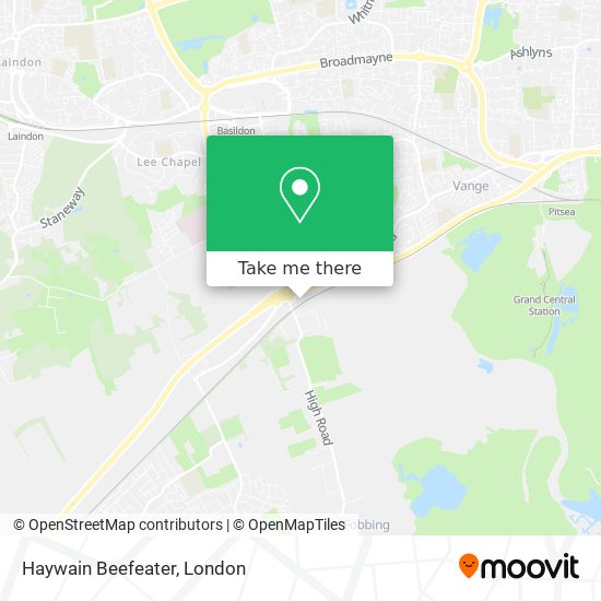 Haywain Beefeater map
