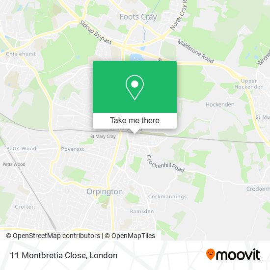 11 Montbretia Close map
