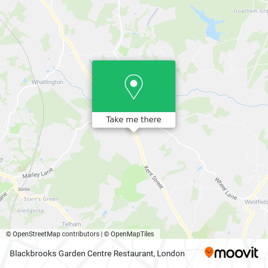 Blackbrooks Garden Centre Restaurant map