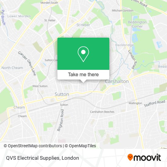 QVS Electrical Supplies map