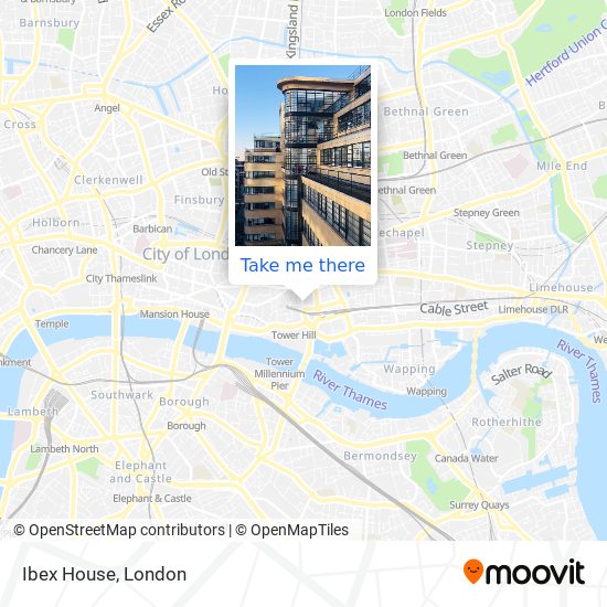 Ibex House map