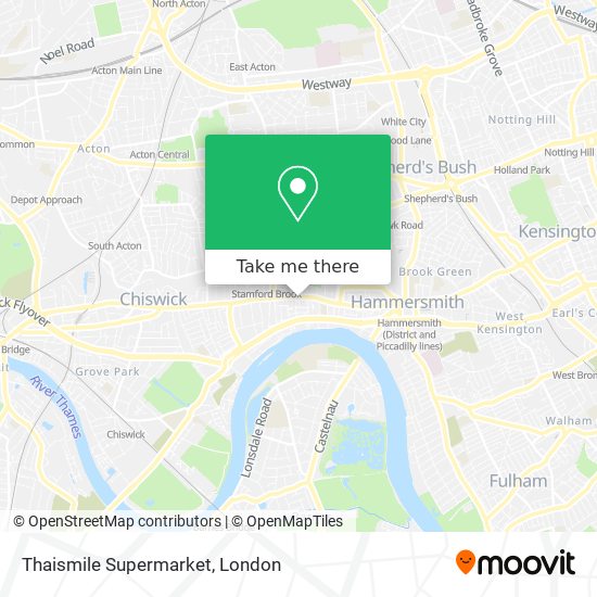 Thaismile Supermarket map