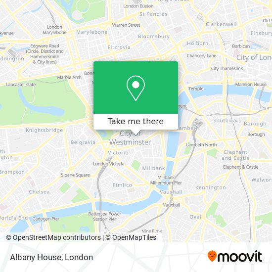 Albany House map