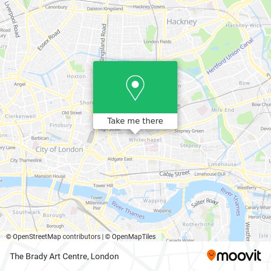 The Brady Art Centre map