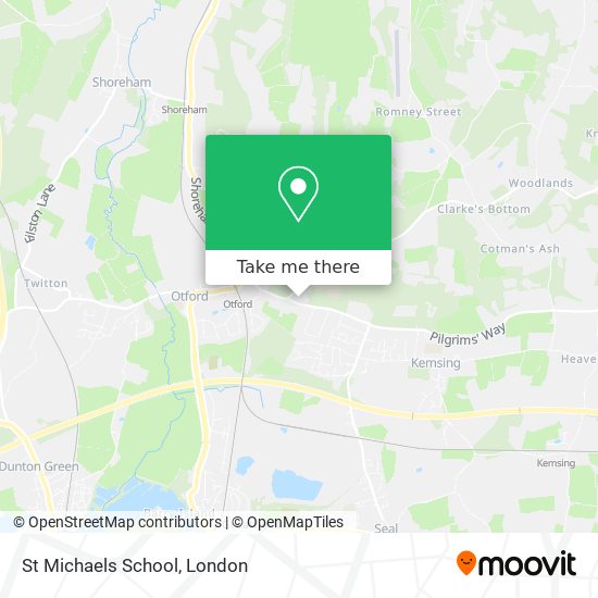St Michaels School map
