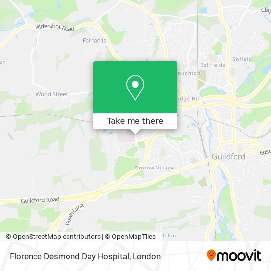 Florence Desmond Day Hospital map