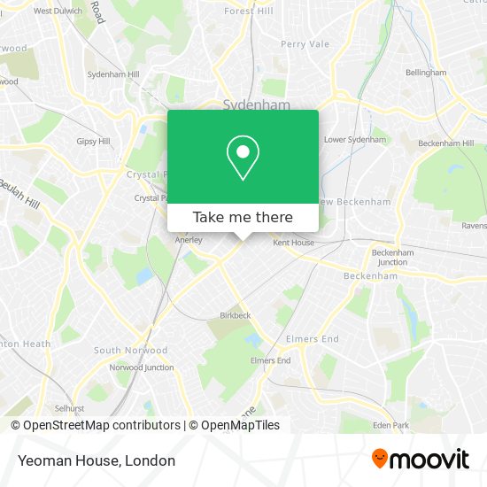Yeoman House map